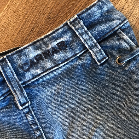 Carmar high waist laced up jean shorts - Picture 5 of 6